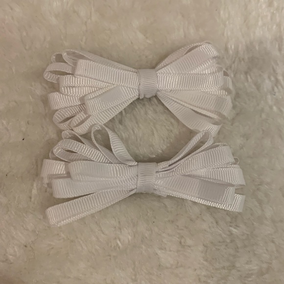 Girls Bow Barrette Set - Picture 3 of 11